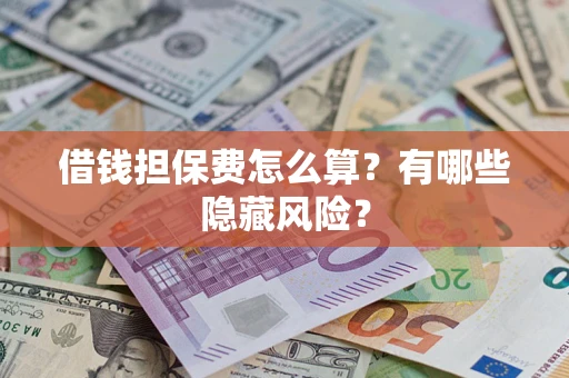 济南借钱担保费怎么算？有哪些隐藏风险？