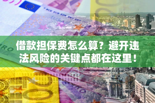 济南借款担保费怎么算？避开违法风险的关键点都在这里！