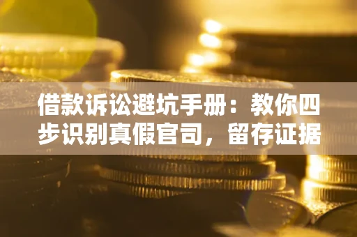 济南借款诉讼避坑手册：教你四步识别真假官司，留存证据不踩雷