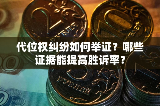 济南代位权纠纷如何举证？哪些证据能提高胜诉率？