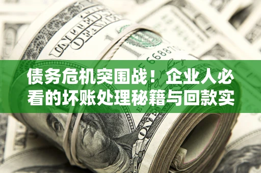 济南债务危机突围战！企业人必看的坏账处理秘籍与回款实战指南